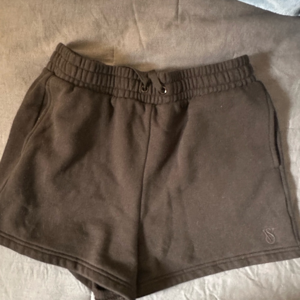Victoria's Secret Black Shorts with Elastic Waistband